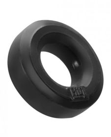 Hunkyjunk Huj C-Ring Tar Black Cock Ring